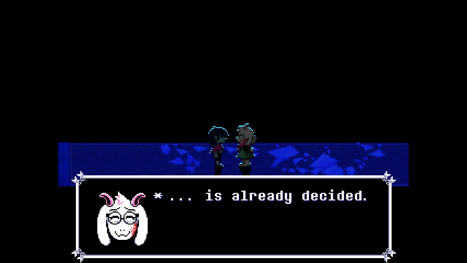 A screenshot of DELTARUNE