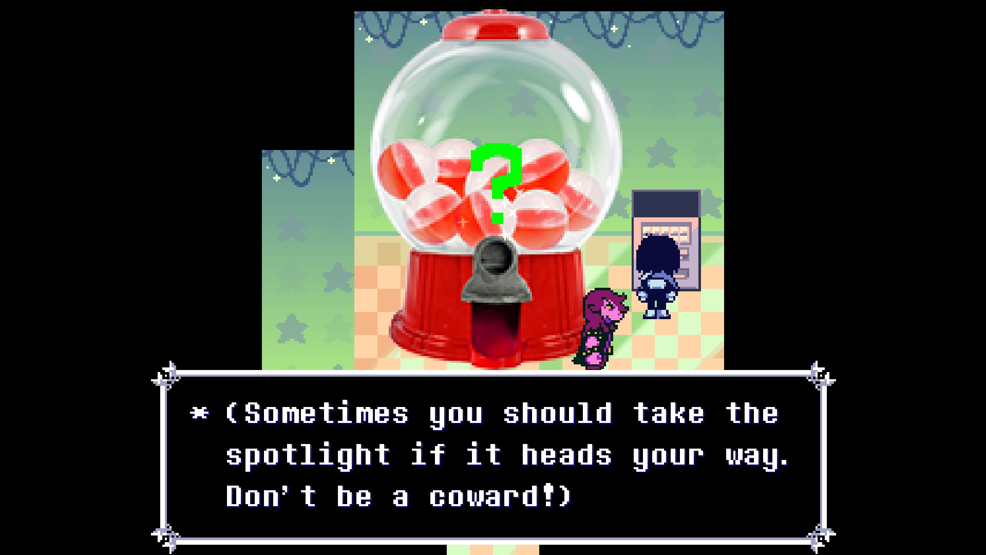 A screenshot of DELTARUNE