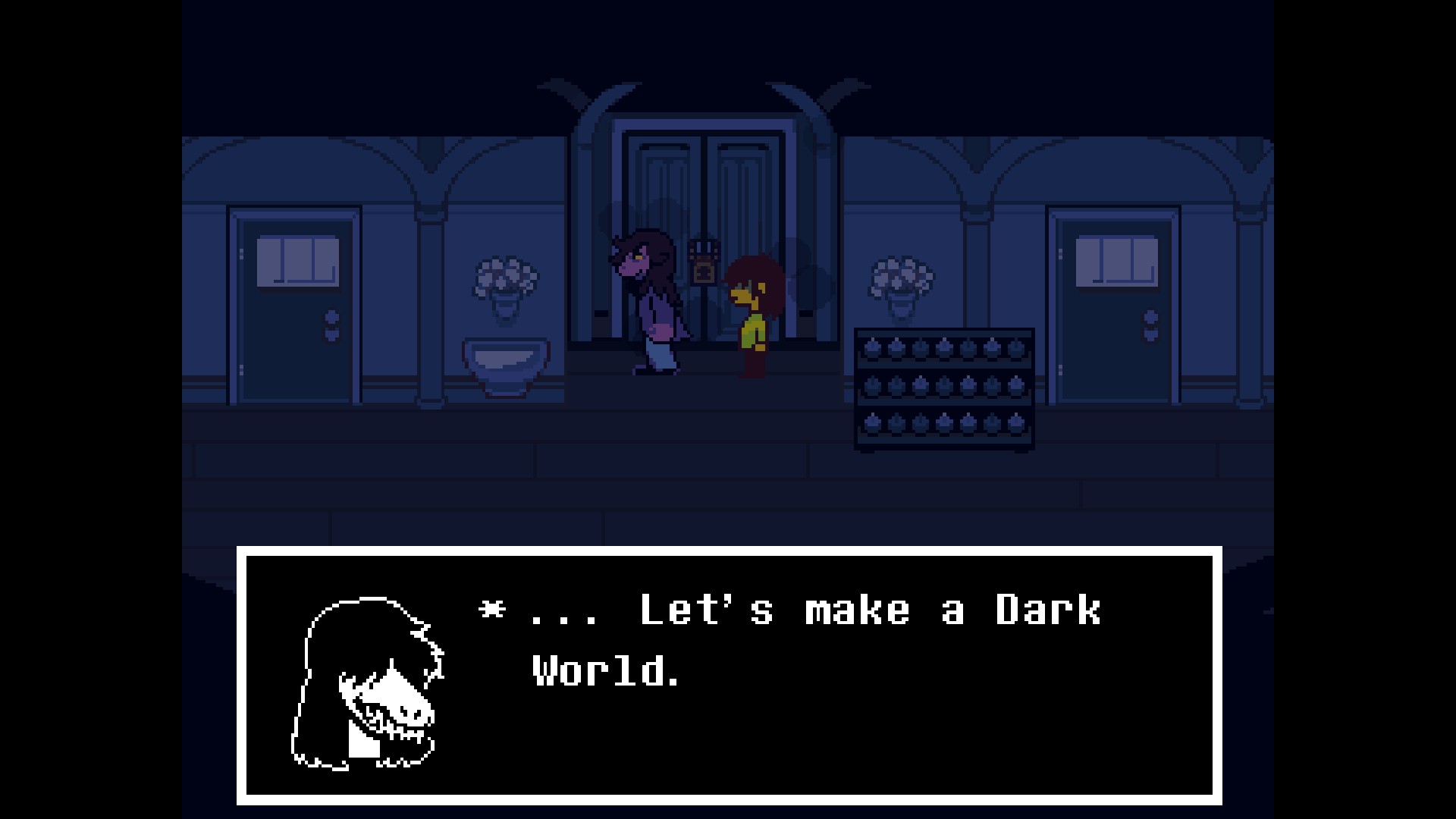 A screenshot of DELTARUNE
